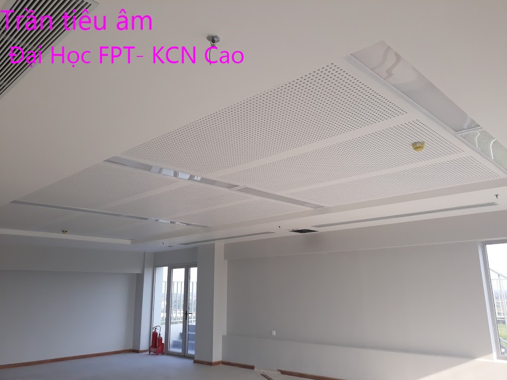 Trần thạch cao tiêu âm đục lỗ