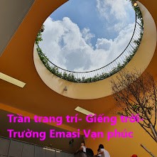 Mặt dựng thạch cao giếng trời