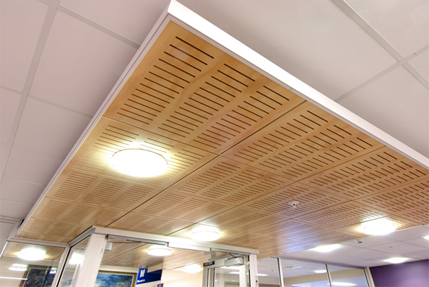 gỗ tiêu âm rãnh dọc