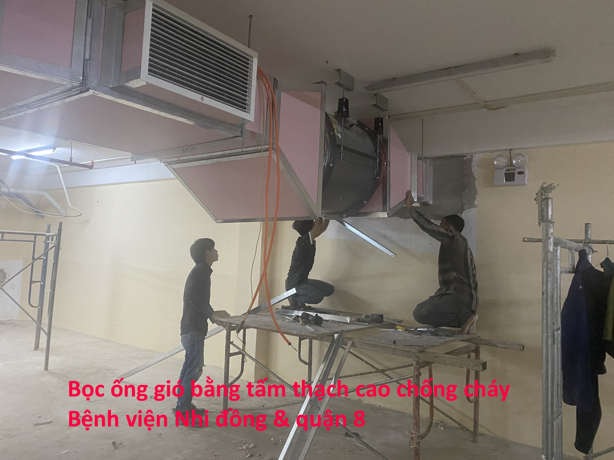 Ốp ống gió chống cháy