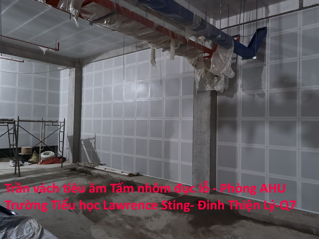 Vách nhôm tiêu âm