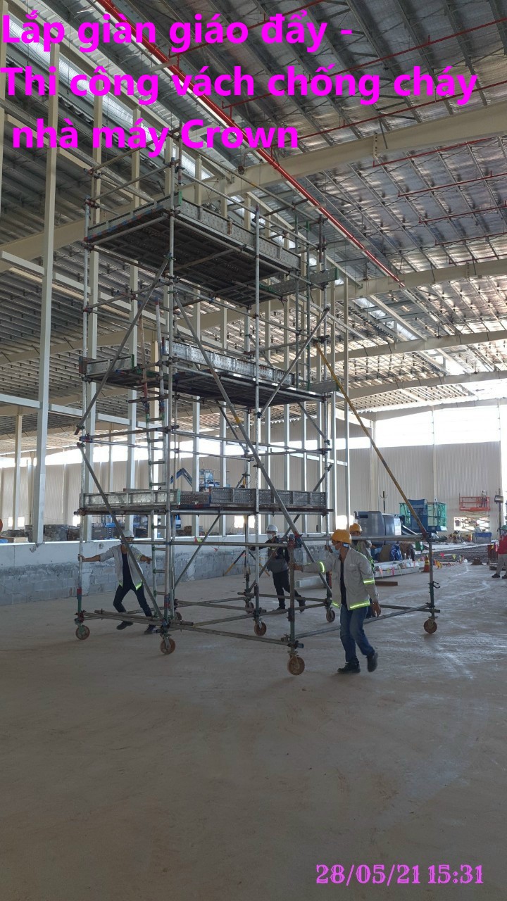 Lắp đặt giàn giáo