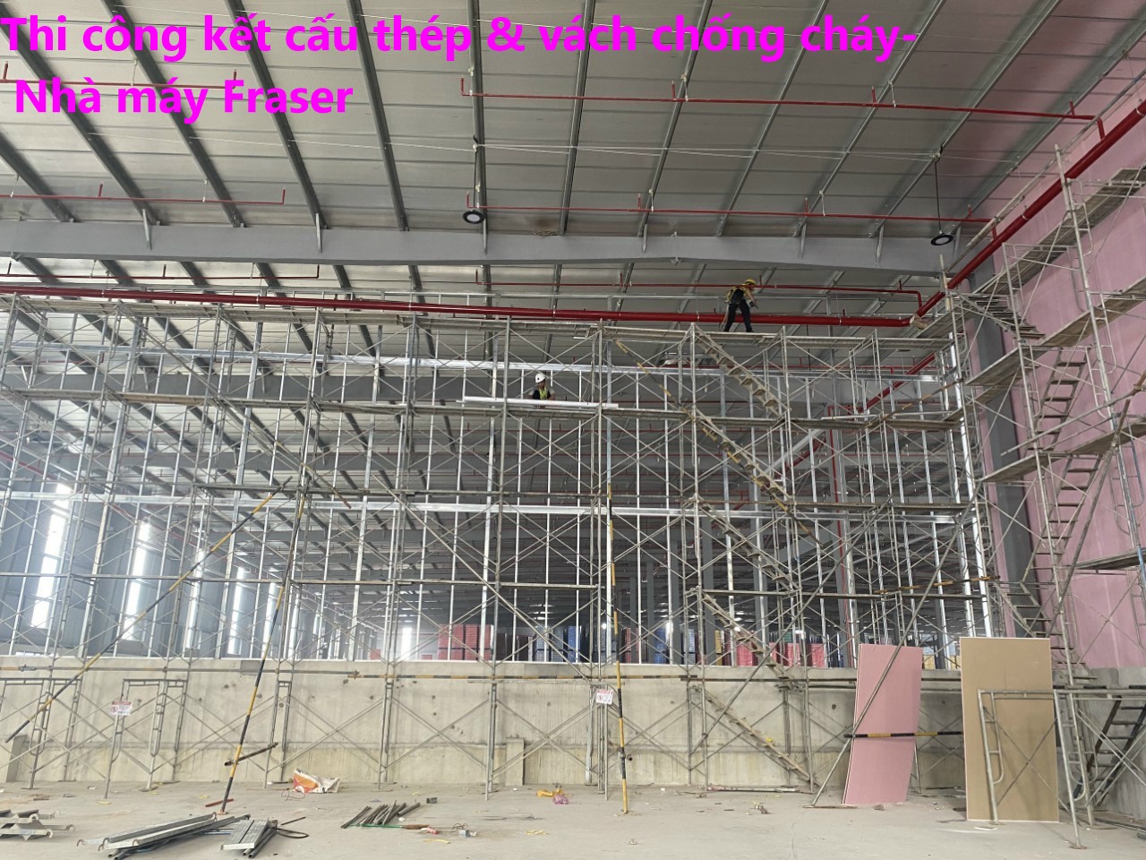 Vách thạch cao chống cháy